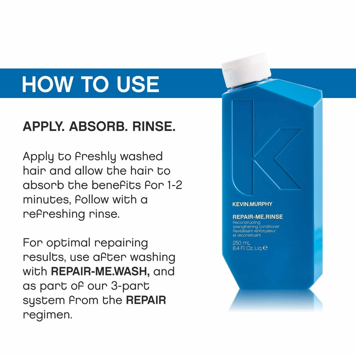 Kevin Murphy Repair-Me Rinse Reconstructing And Strengthening Conditioner (250ml)